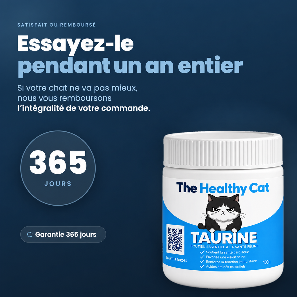 Soutenez l’apport quotidien en taurine de votre chat